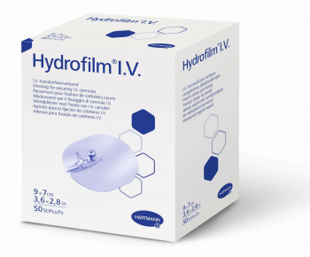Повязка фиксирующий Hydrofilm I.V.  9см * 7 см HARTMANN