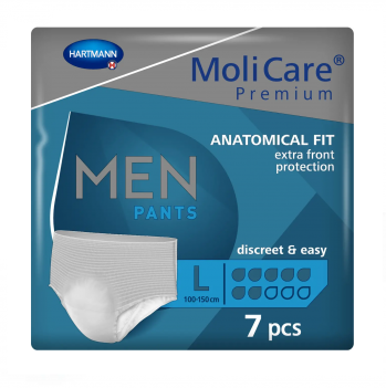 Трусы поглощающие для мужчин MoliCare® Premium MEN PANTS 7 капель L 7шт/пак Hartmann