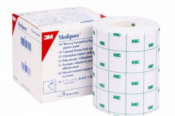 Пластырь хирургический  с лайнером Медипор (Medipore) 10см х 10м 3М