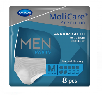 Трусы поглощающие для мужчин MoliCare® Premium MEN PANTS 7 капель M 8шт/пак Hartmann