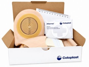 Калоприемник Coloplast Alterna 17450 (однокомпонентный, открытый, непрозрачный, 10–70 мм)