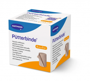 Тугой бинт корткой ростяжимости Pütter binde / Пюттер бинде 6см х 5м Hartmann