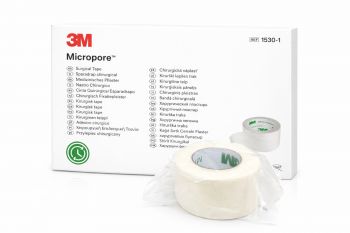 Пластырь хирургический Микропор (Micropore) 2.5см х 9.1м №12 белый 3М