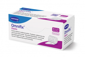 Пластырь эластичный фиксирующий на нетканой основе Omnifix Elastic 10 см х 2 м HARTMANN