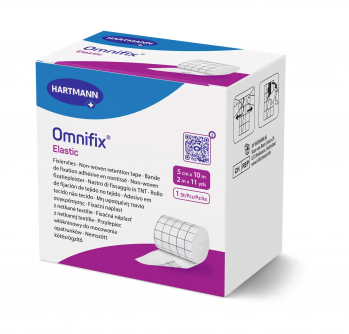 Пластырь эластичный фиксирующий на нетканой основе Omnifix Elastic 5 см х 10 м HARTMANN