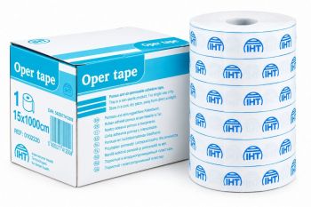 Адгезивный бинт (пластырь) OPER TAPE 15 x 1000 см Iberhospitex