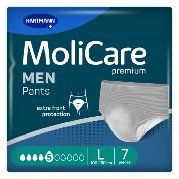 Трусы поглощающие для мужчин MoliCare® Premium MEN PANTS 5 капель L 7шт/пак Hartmann