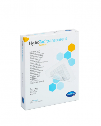 Повязка гидрогелевая HydroTac transparent Comfort / ГидроТак транспарент Комфорт 8см x 8см HARTMANN