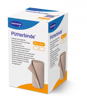 Тугой бинт корткой ростяжимости Pütter binde / Пюттер бинде 10см х 5м Hartmann