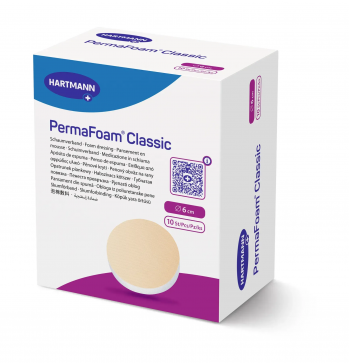 Губчатая повязка PermaFoam® Classic Ø 6см