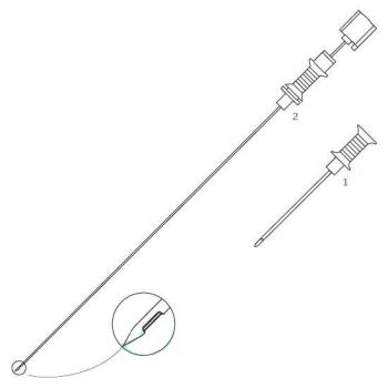 Игла спинальная для анестезии Пенкан (Pencan), G 27 x 3 1/2, 0.42 x 88 мм, серый