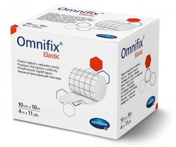 Пластырь эластичный фиксирующий на нетканой основе Omnifix Elastic 10 см х 10 м HARTMANN