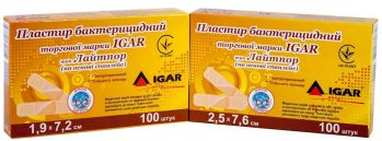 Пластырь бактерицидный Лайтпор на основе спанлейс 1.9 х 7.2 см IGAR