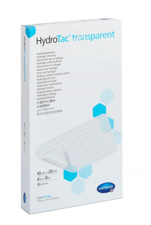 Повязка губчатая Hydrotac transparent (Гидротак транспарент) 10см * 20см HARTMANN