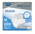 Трусы поглощающие для взрослых, страдающих недержанием MoliCare® Premium Mobile 6 капель М 14шт/пак Hartmann