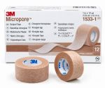 Пластырь хирургический Микропор (Micropore) 2.5см х 9.1м №12 телесный 3М