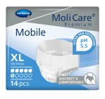 Трусы поглощающие для взрослых, страдающих недержанием MoliCare® Premium Mobile 6 капель XL 14шт/пак Hartmann